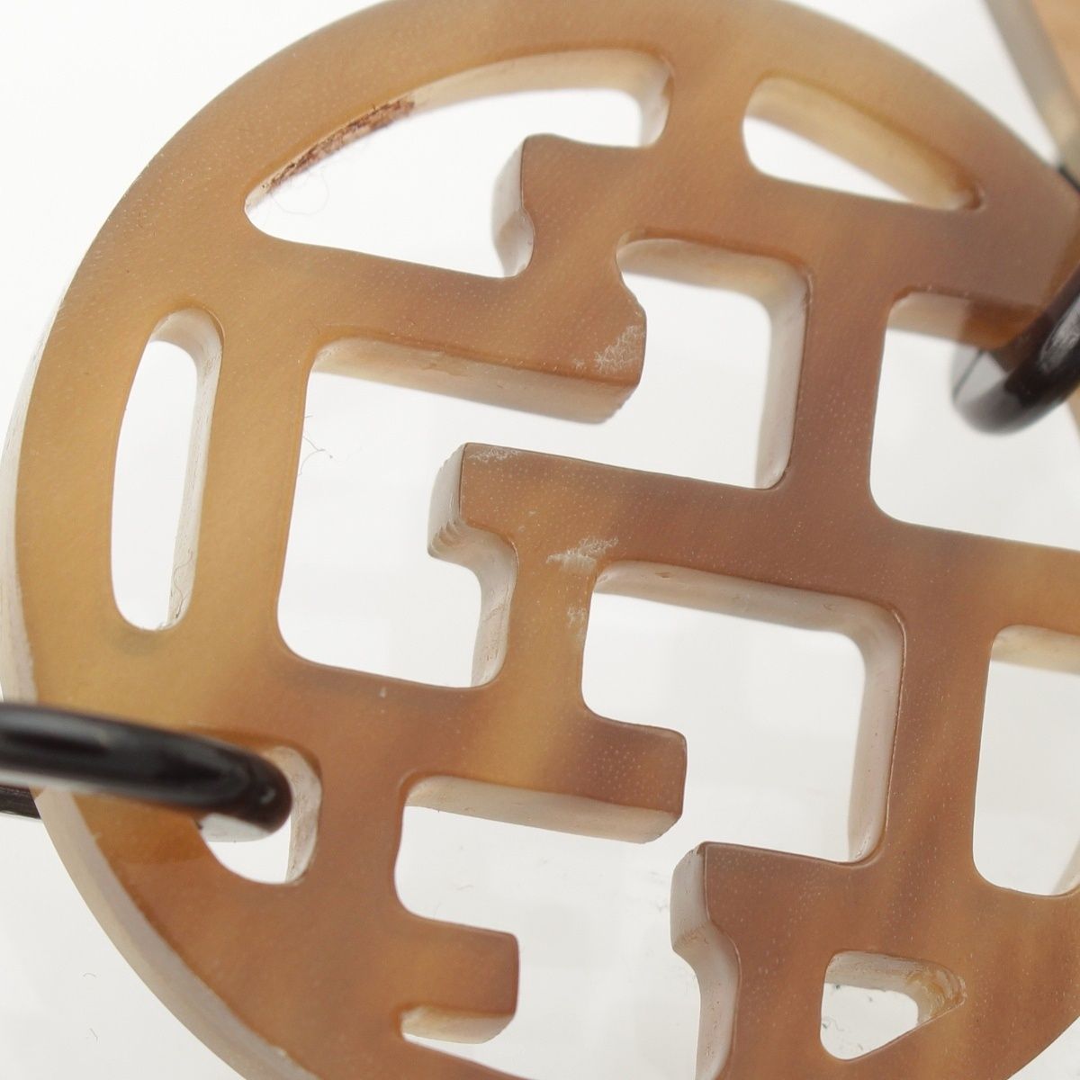 Hermes Diva Buffalo Horn Necklace Brown — view 8
