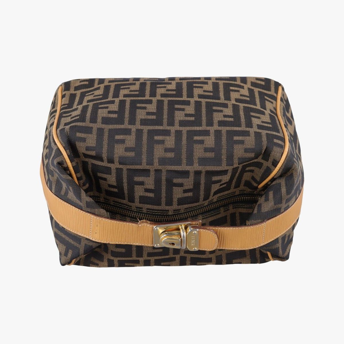 Fendi Zucca Print Brown Canvas — view 8
