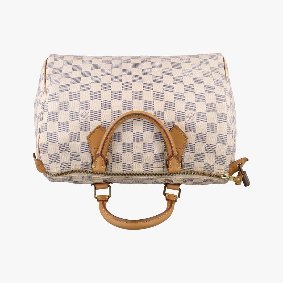 Louis Vuitton Speedy 30 Azur Damier Canvas Handbag — view 8