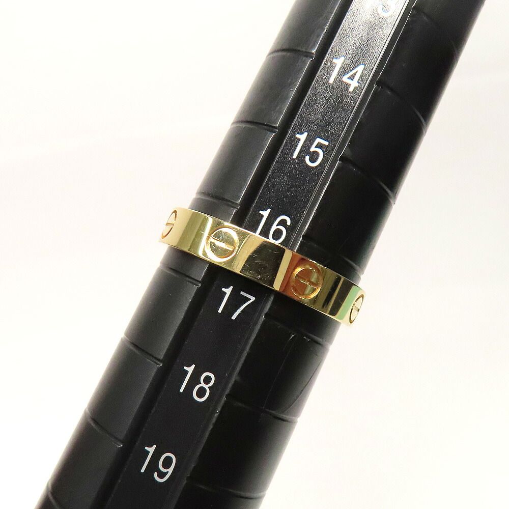 Cartier Love Ring Small Model 750 Yellow Gold 57 Mini — view 8