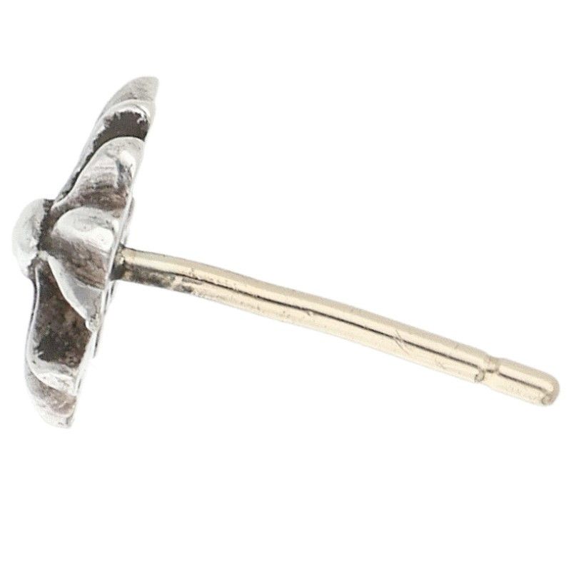 Chrome Hearts CH Pls CH Plus Stud Silver Earrings — view 5
