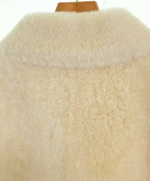 Loewe Shearling Coat Ivory — view 8
