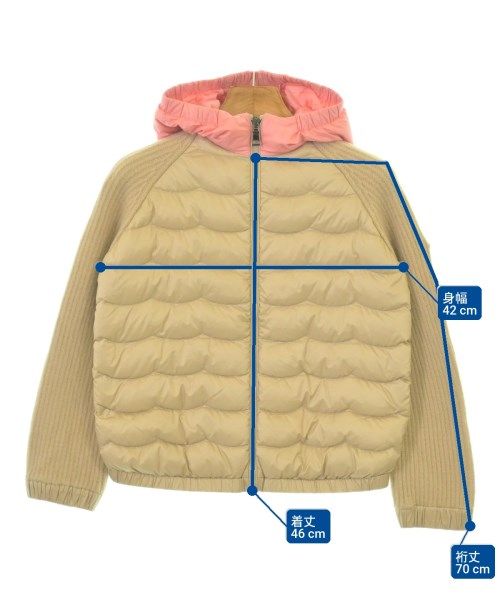 Moncler Jacket Kids Beige — view 7