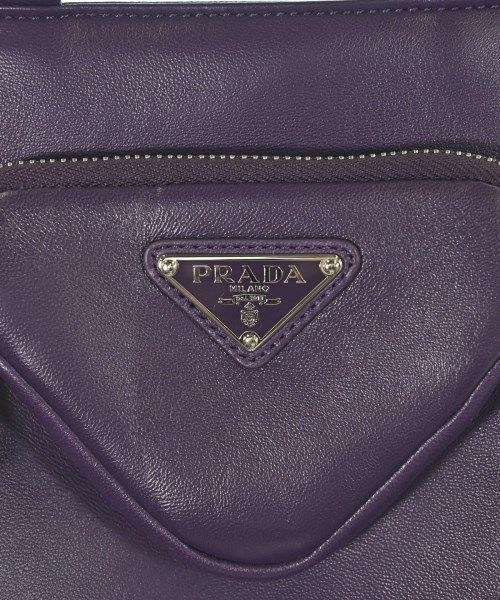 Prada Leather Handbag Purple — view 8