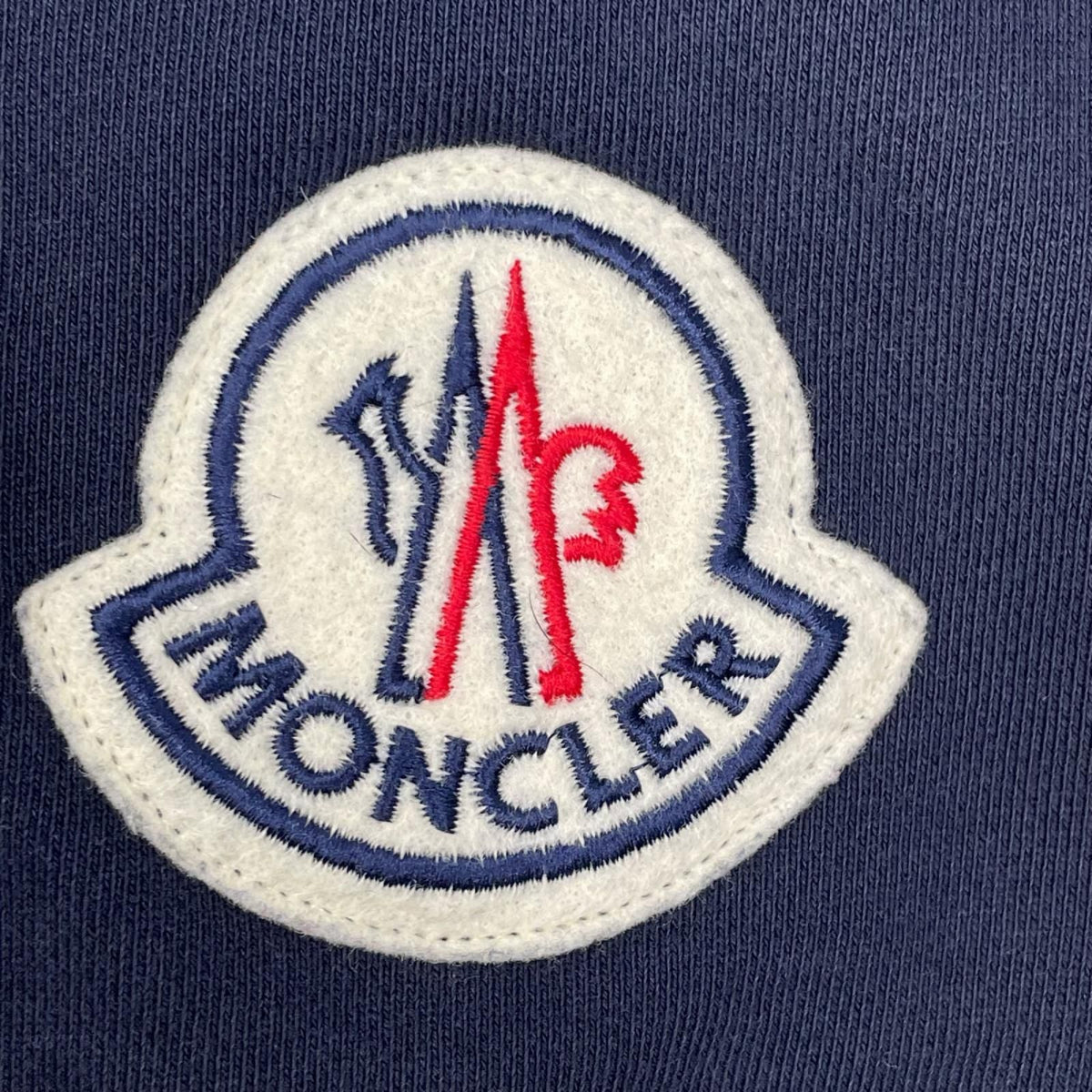 Moncler Maglia Navy Logo Patch Hoodie XL — view 8