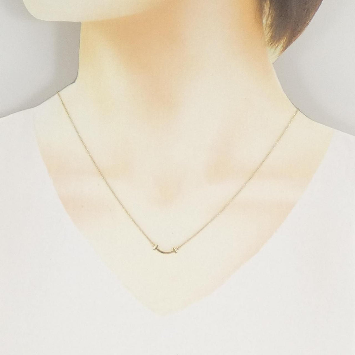 Tiffany & Co T Smile Mini Necklace — view 5