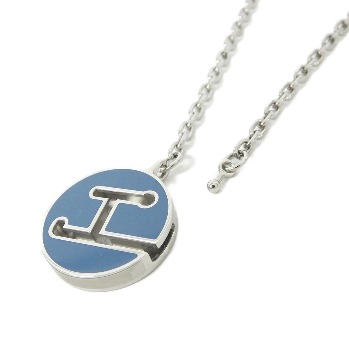 Hermes Labyrinth Necklace Silver — view 4