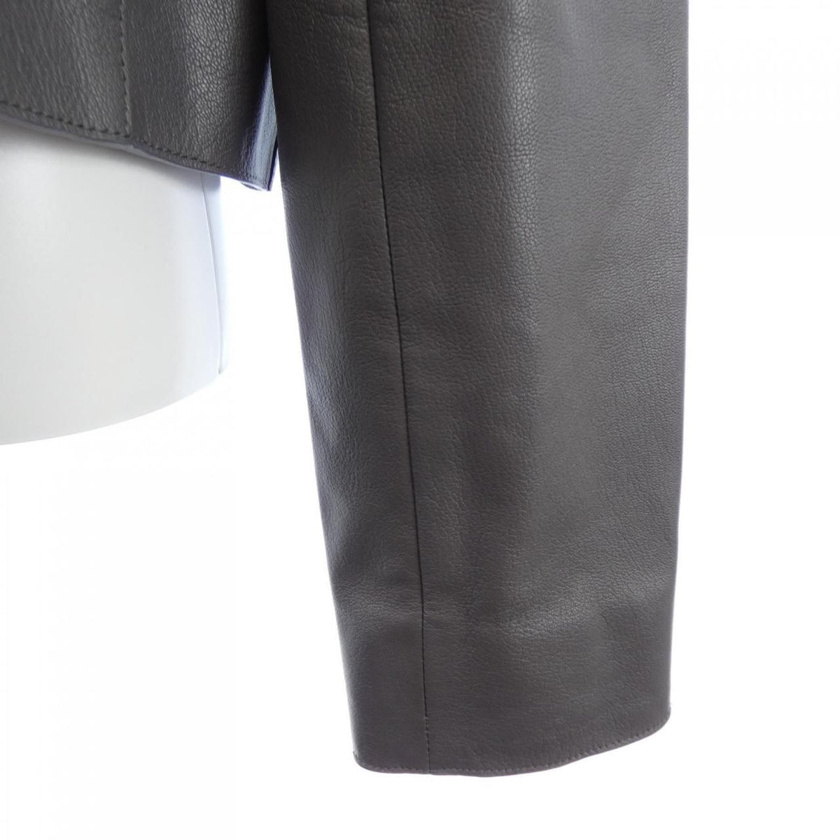 Hermes City Cartouche Clou de Selle Leather Jacket — view 6