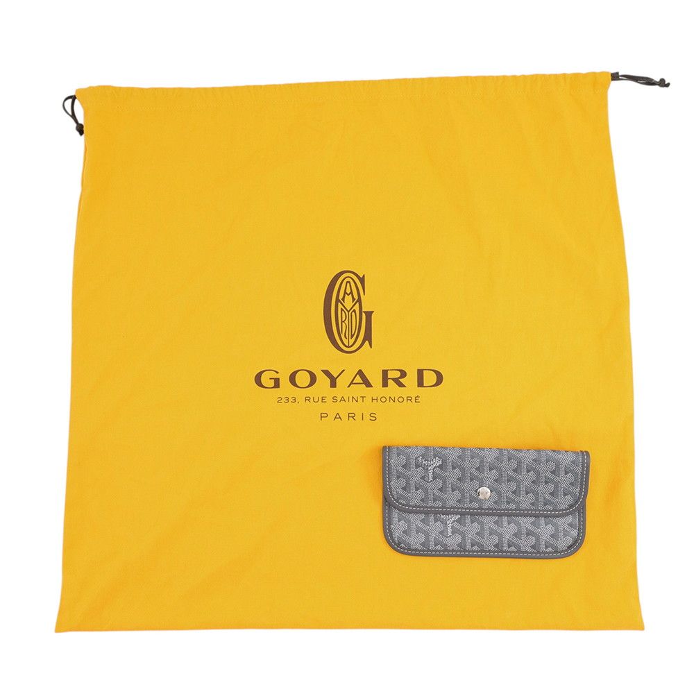 Goyard Tote Bag Saint Louis PM Leather Herringbone — view 7