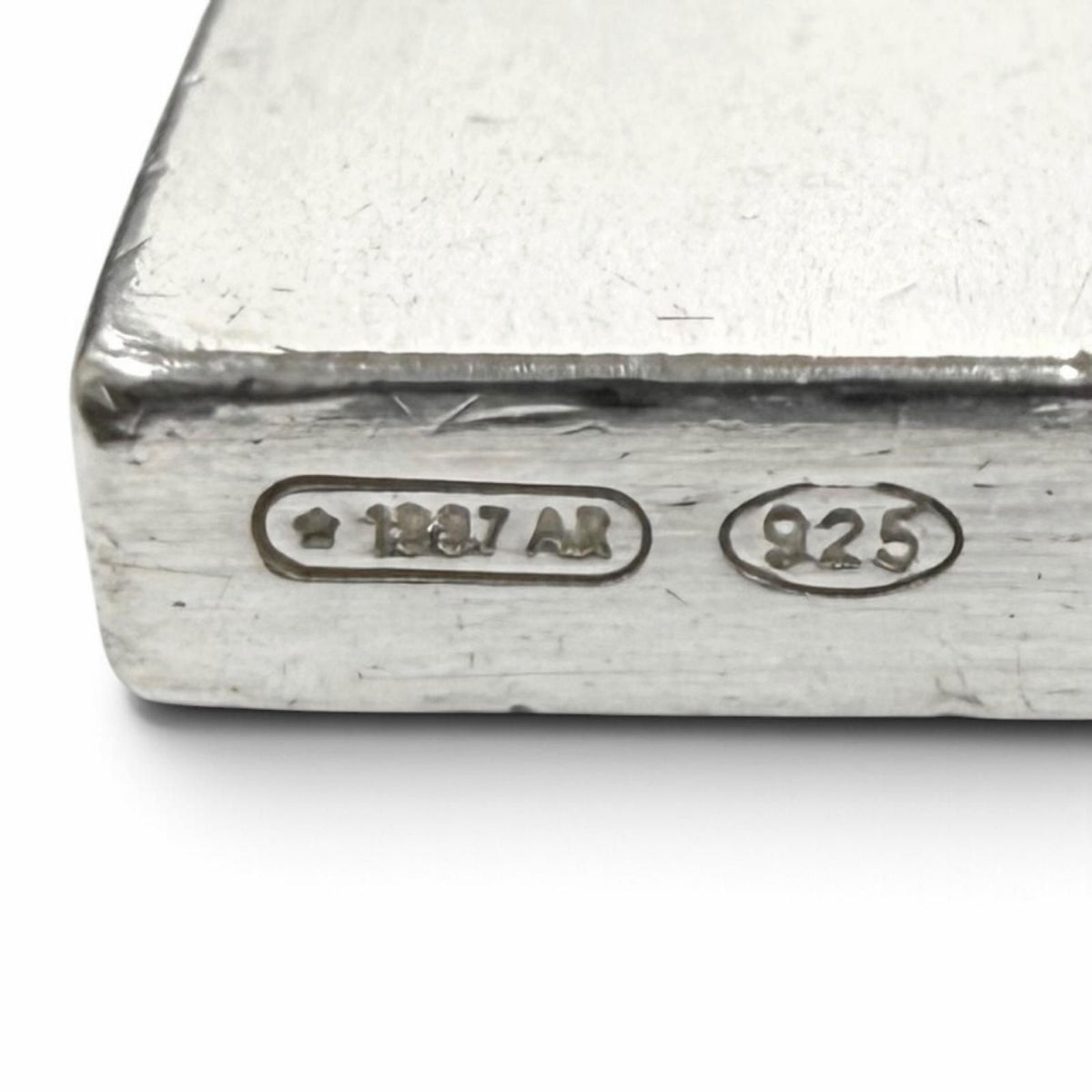 Gucci 925 G Logo Plate Chain Pendant Silver — view 8