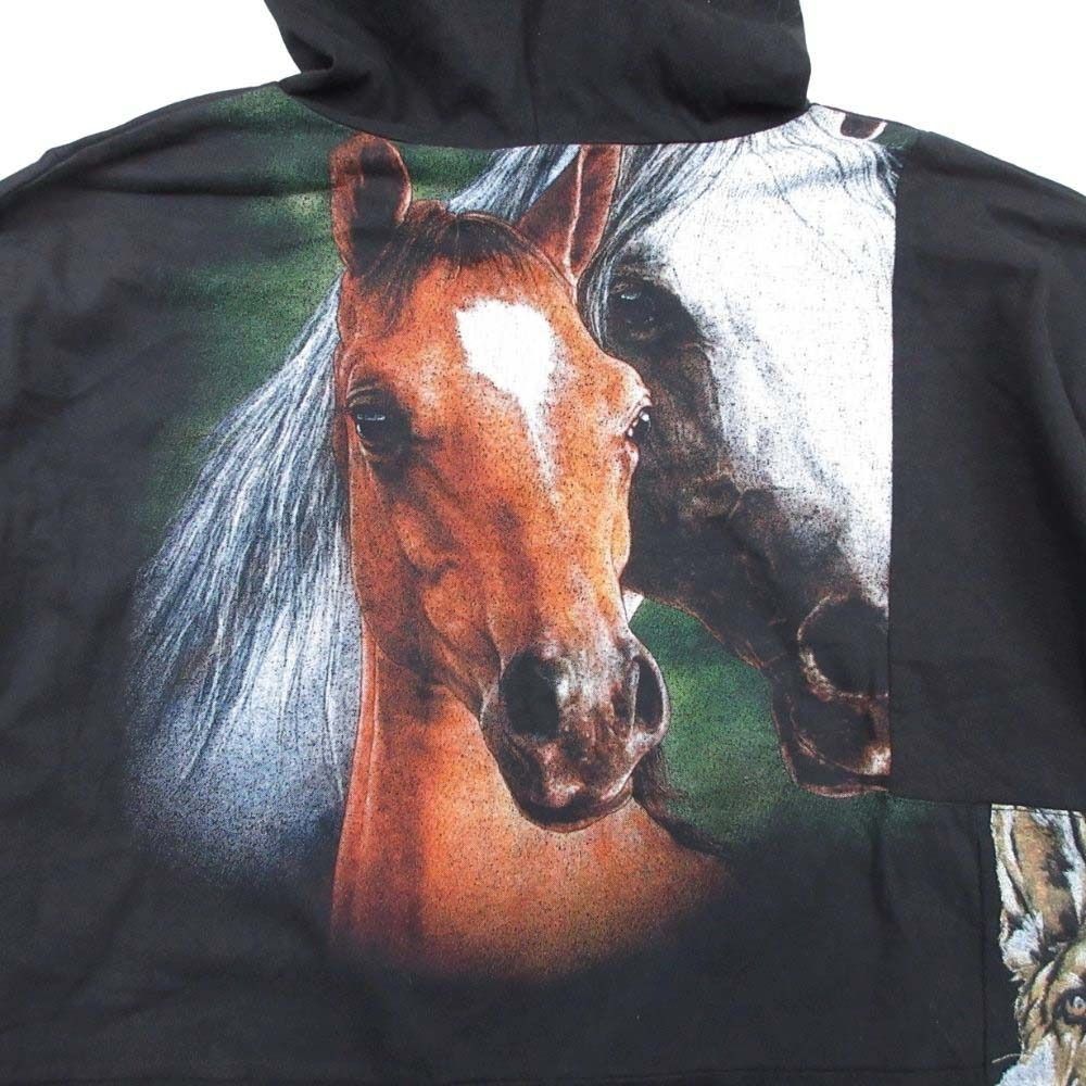 Balenciaga Limited Edition Reconstruction Hoodie Pullover Top 3 Black — view 8