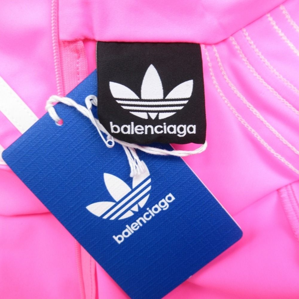 Balenciaga x Adidas Cycling Ring Mini Dress Stretch Jersey Pink 36 — view 8