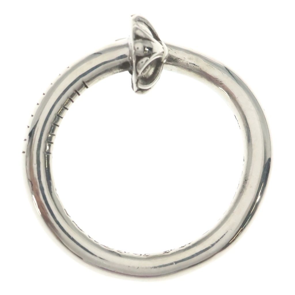 Chrome Hearts Nail Crsball Cross Ball Ring Silver — view 6