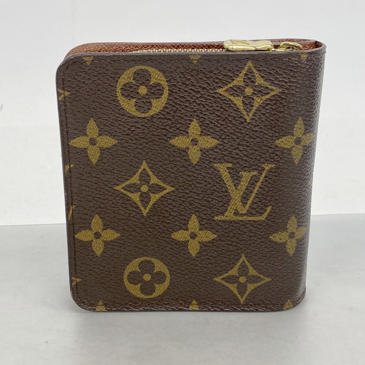 Louis Vuitton Wallet Monogram Compact Zip Brown — view 8