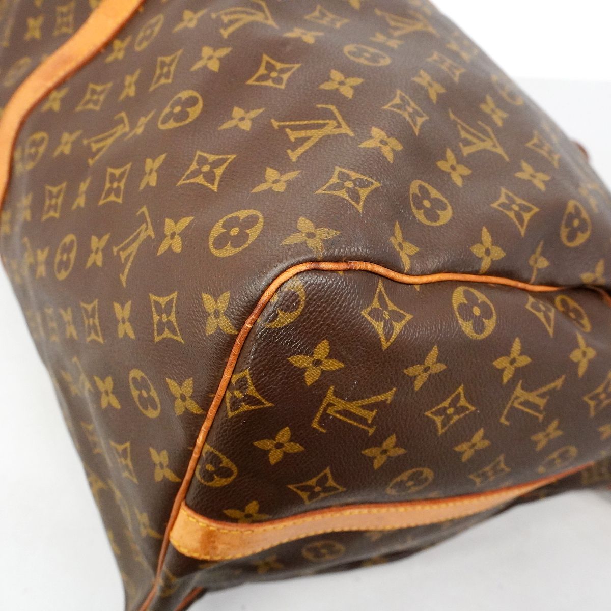 Louis Vuitton Boston Bag Monogram Keepall Bandouliere 60 Brown — view 8