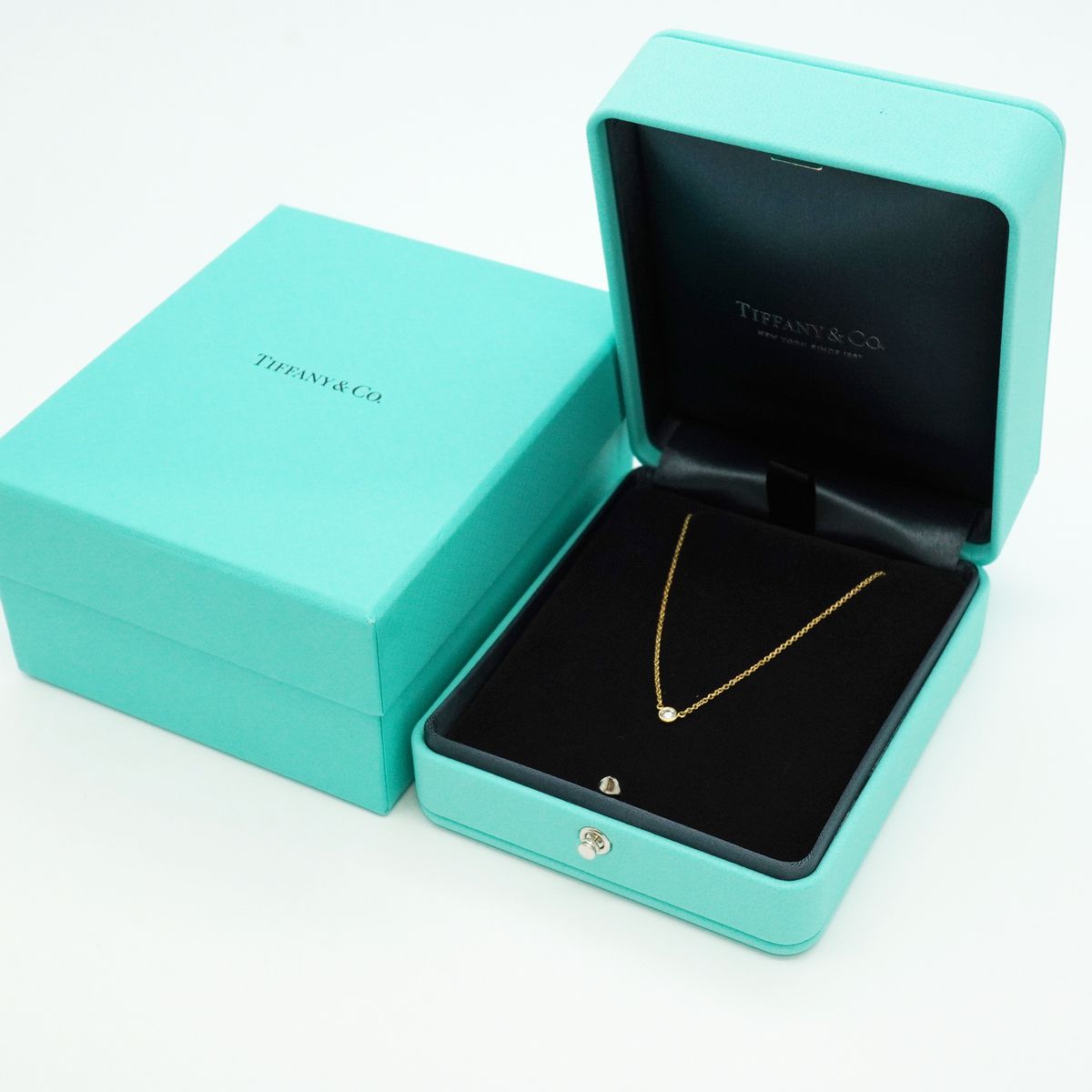 Tiffany & Co Necklace by the Yard Yellow Gold Diamond — view 7