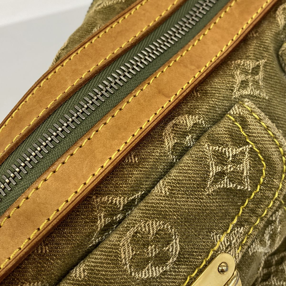 Louis Vuitton Shoulder Bag Monogram Denim Baggy PM Riken — view 8