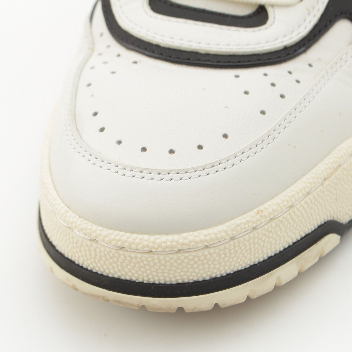Gucci Re Web Leather Sherry Line Low-Top Sneakers White — view 8