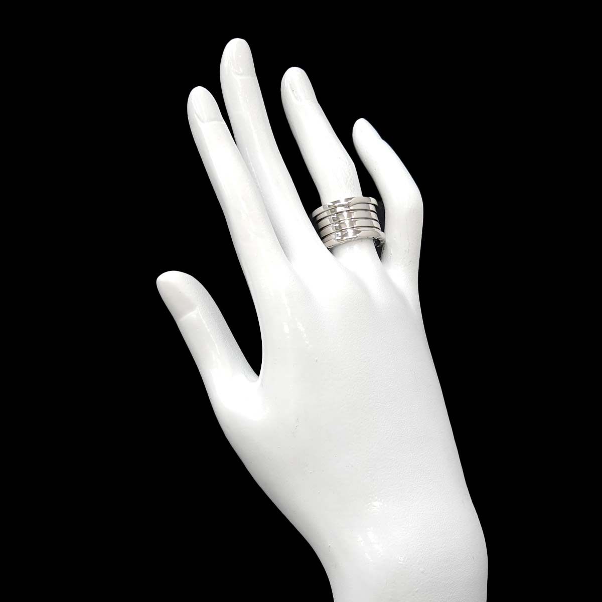 Bvlgari B.zero1 Band 53 Ring 18k White Gold 750 — view 7