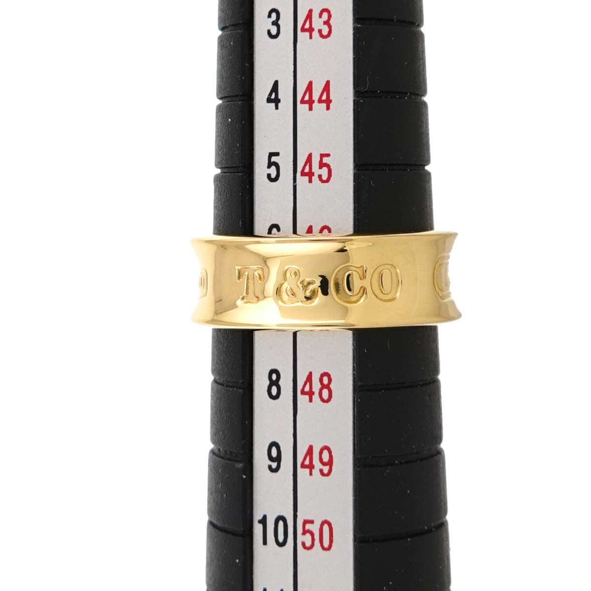 Tiffany & Co 1837 Narrow Ring 18k Yellow Gold — view 6