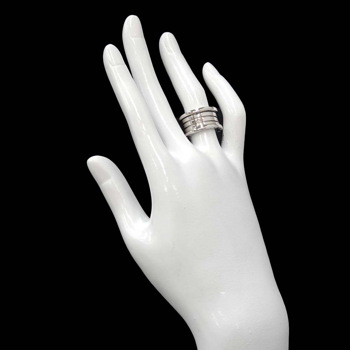 Bvlgari B.zero1 Band 51 Ring 18k White Gold 750 — view 6