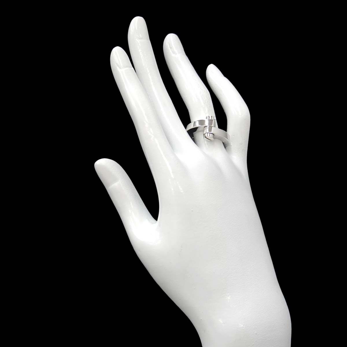 Cartier Menotte 56 Ring 18k White Gold 750 — view 7