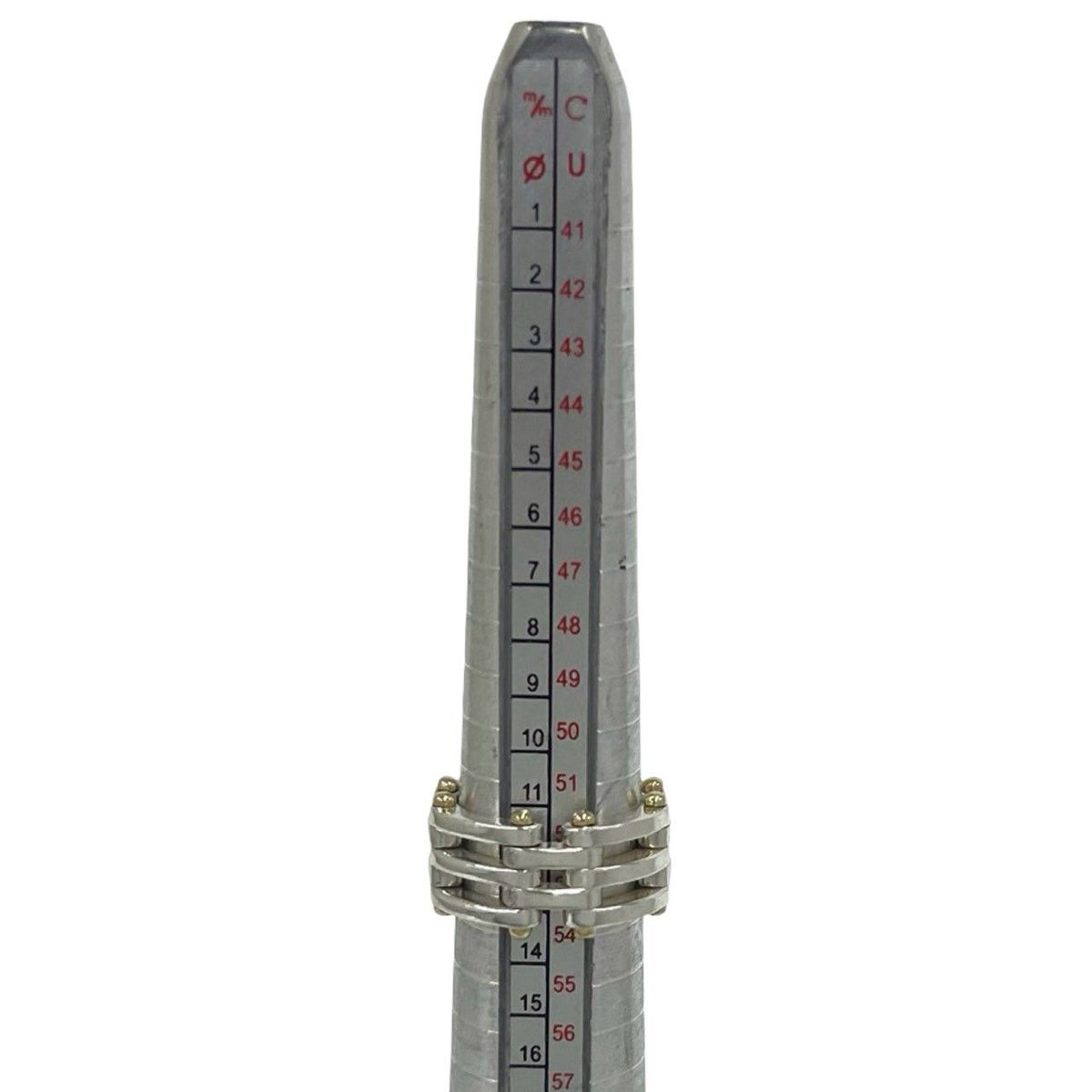 Tiffany & Co Vintage Gate Ring Silver Yellow Gold — view 7