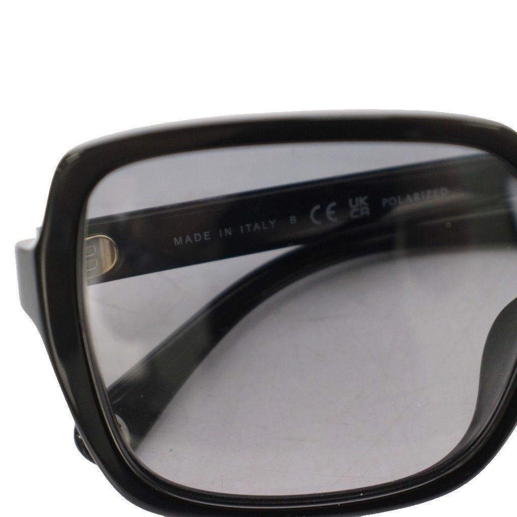 Chanel Square Shape Sunglasses CC Logo Black Eyewear — view 8