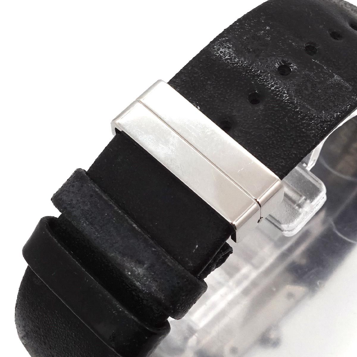 Chanel Quilted Vintage Watch Diamond Bezel Black Quartz — view 7