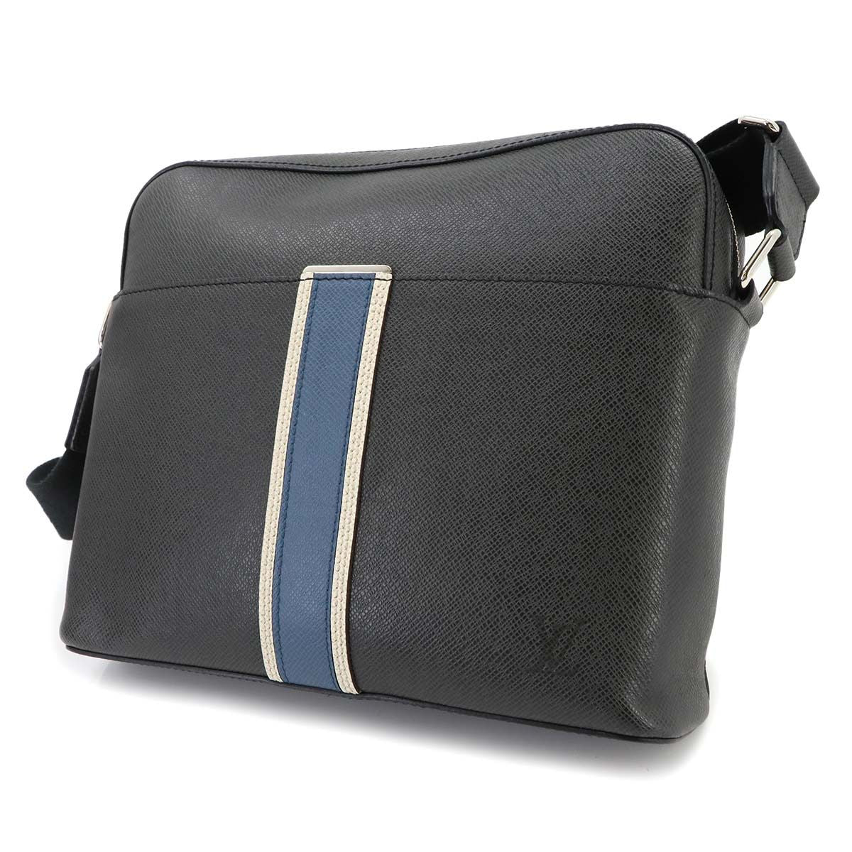 Louis Vuitton Taiga Anton Messenger PM Shoulder Bag Leather Ardoise — view 8