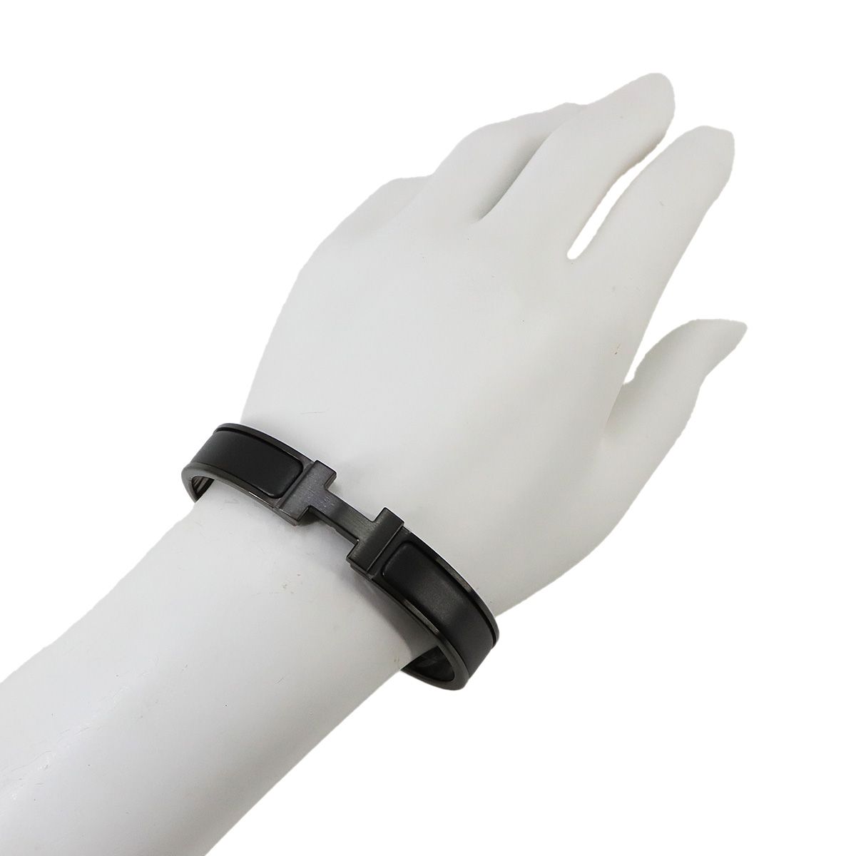 Hermes Clic HH T5 Bangle Sew Black Bracelet — view 7