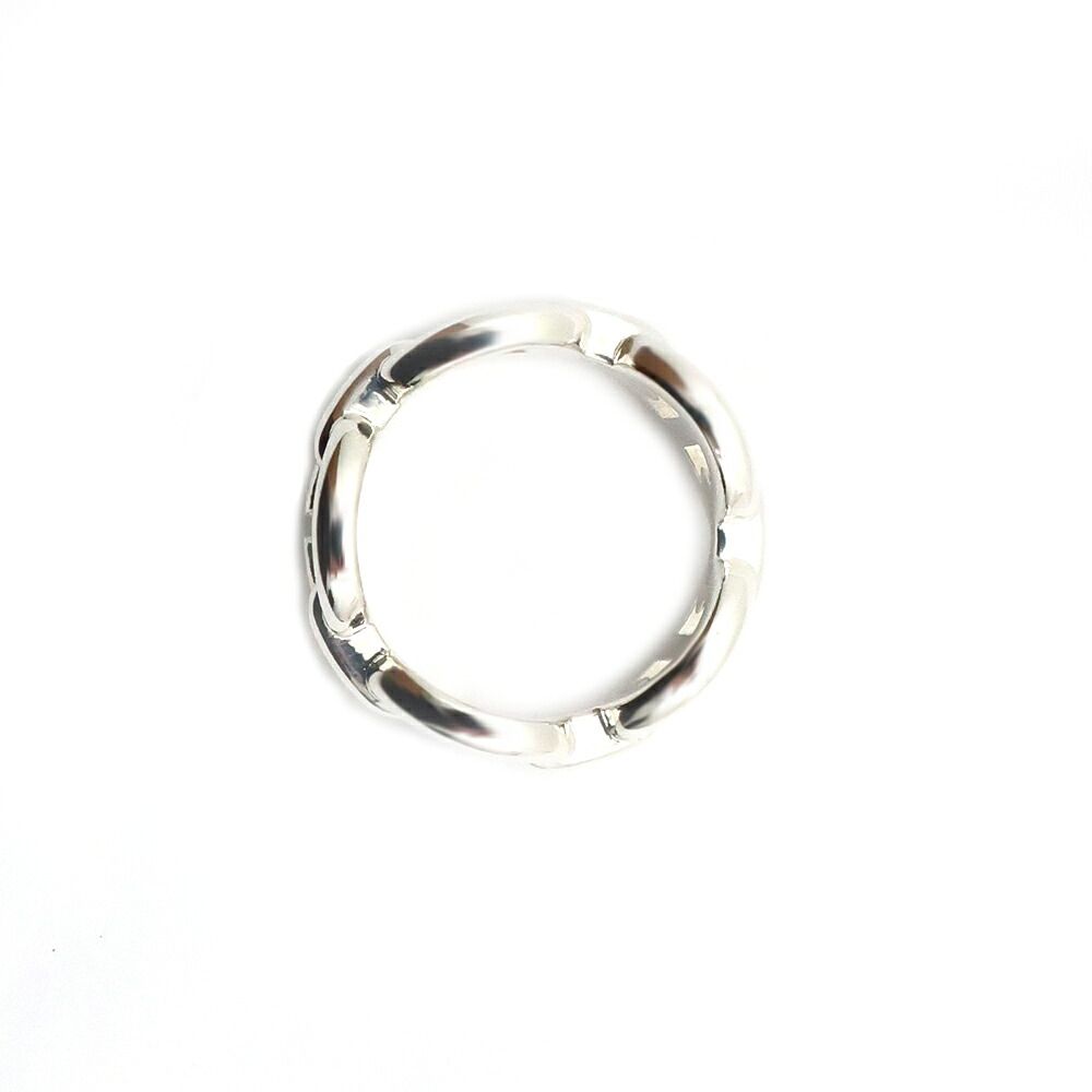 Hermes Chaine D'ancre Enchainee Ring PM 54 Small Silver — view 8