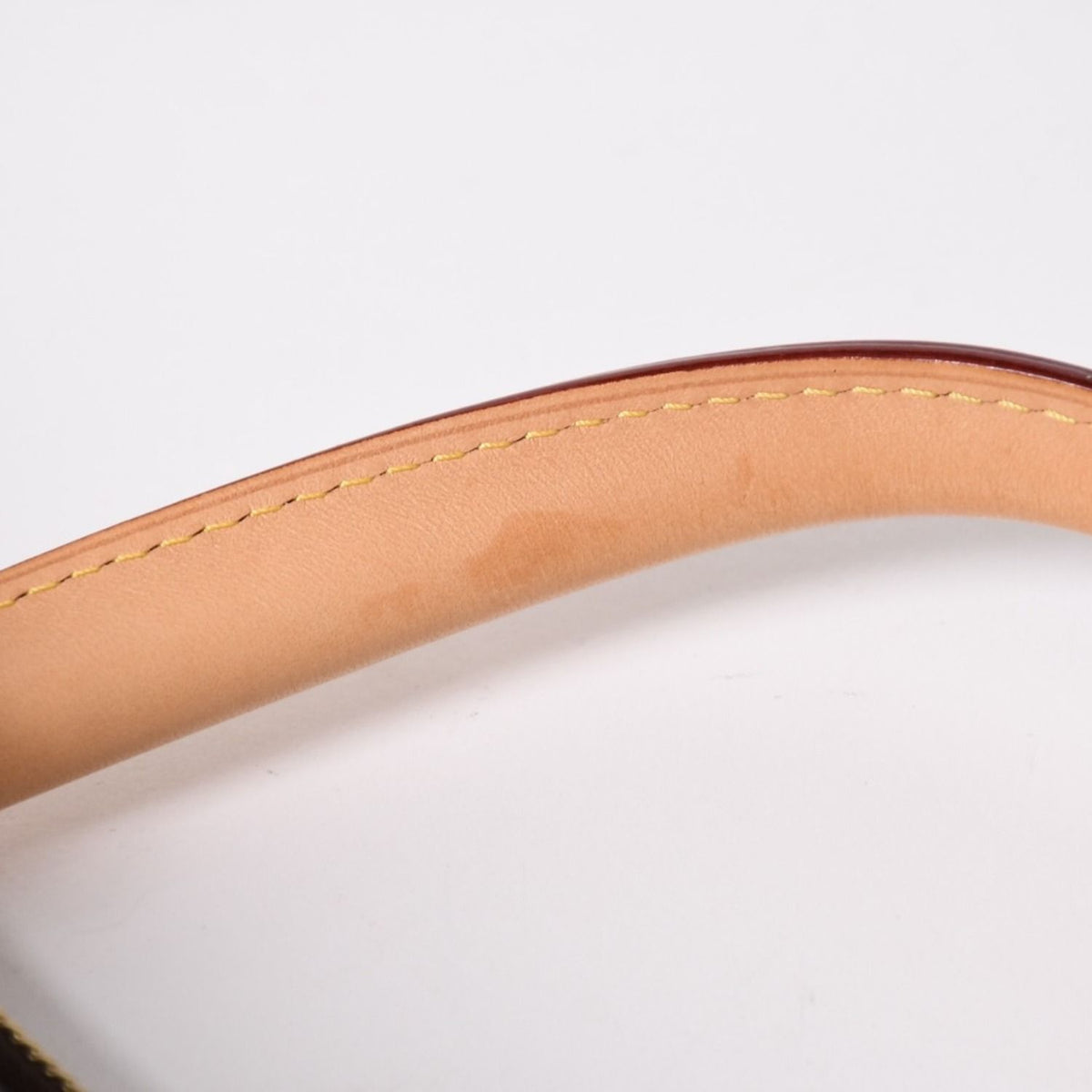 Louis Vuitton Handbag Rivoli PM Brown Gold Vachetta Leather — view 8