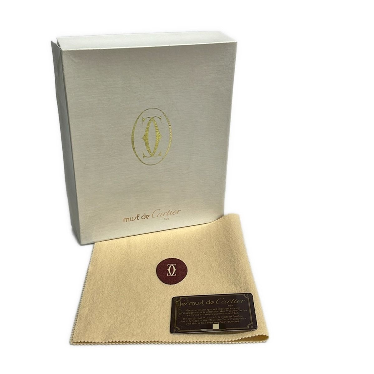 Cartier Second Bag Must Line Bordeaux Gold Leather — view 8