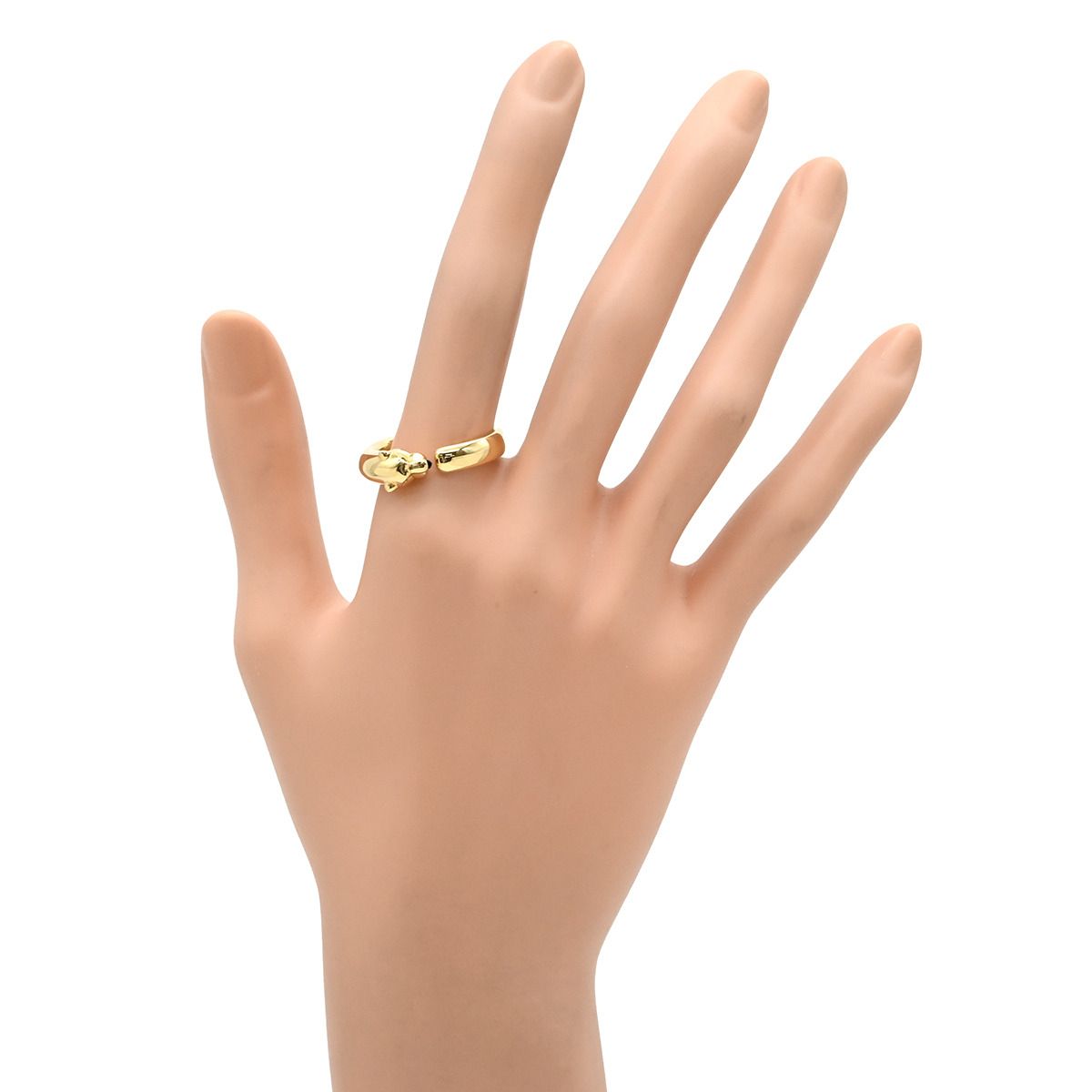Cartier Ring Panthere de Cartier SM Yellow Gold 61 18k Onyx Tsavorite — view 8