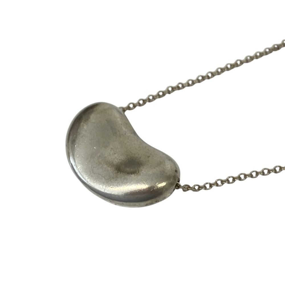 Tiffany & Co Elsa Peretti Large Bean Necklace Silver — view 7