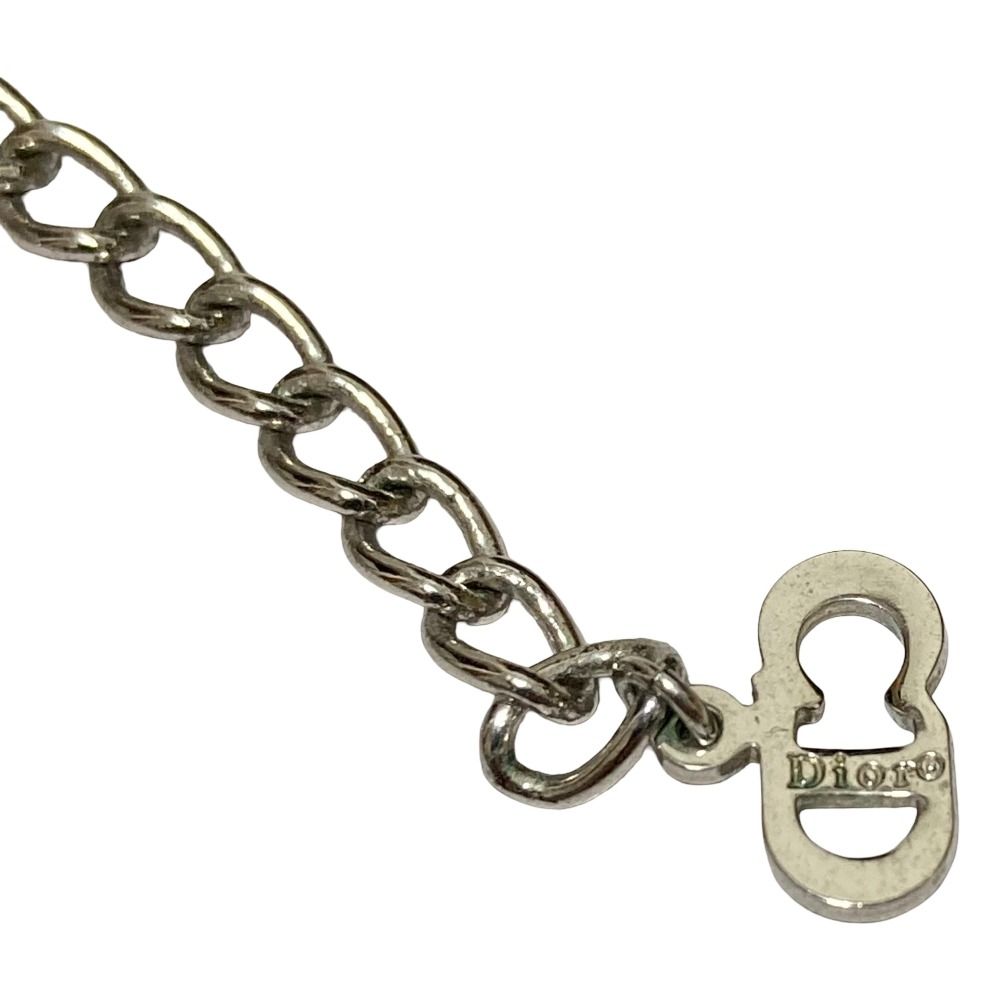 Dior Star Logo Necklace Choker Silver Colored — view 6