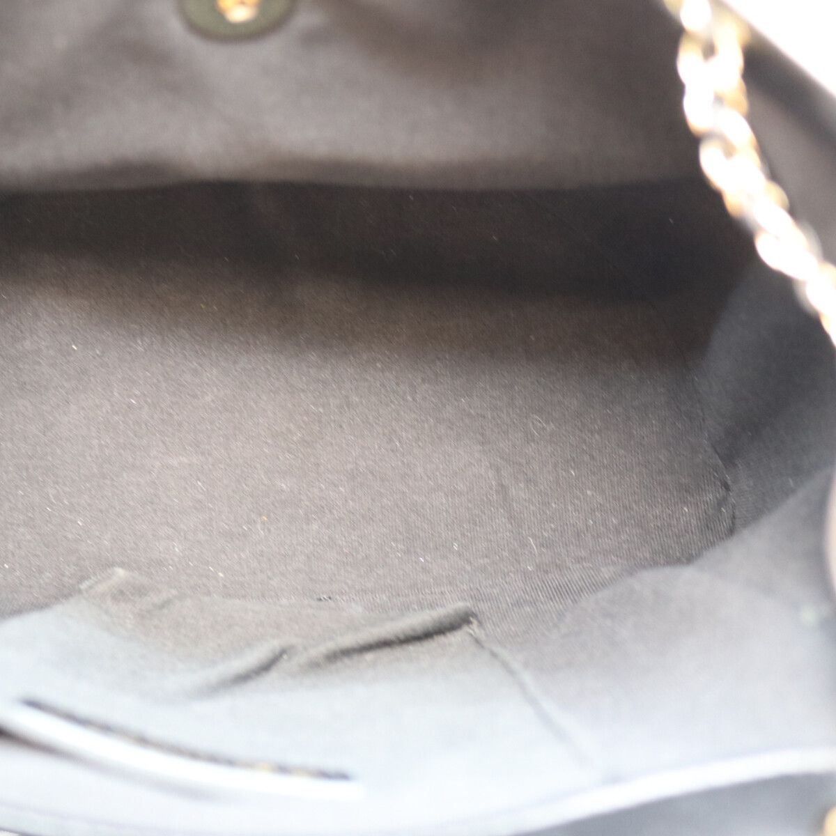 Chanel Black Lamb Quilted CC Logo Backpack — view 8
