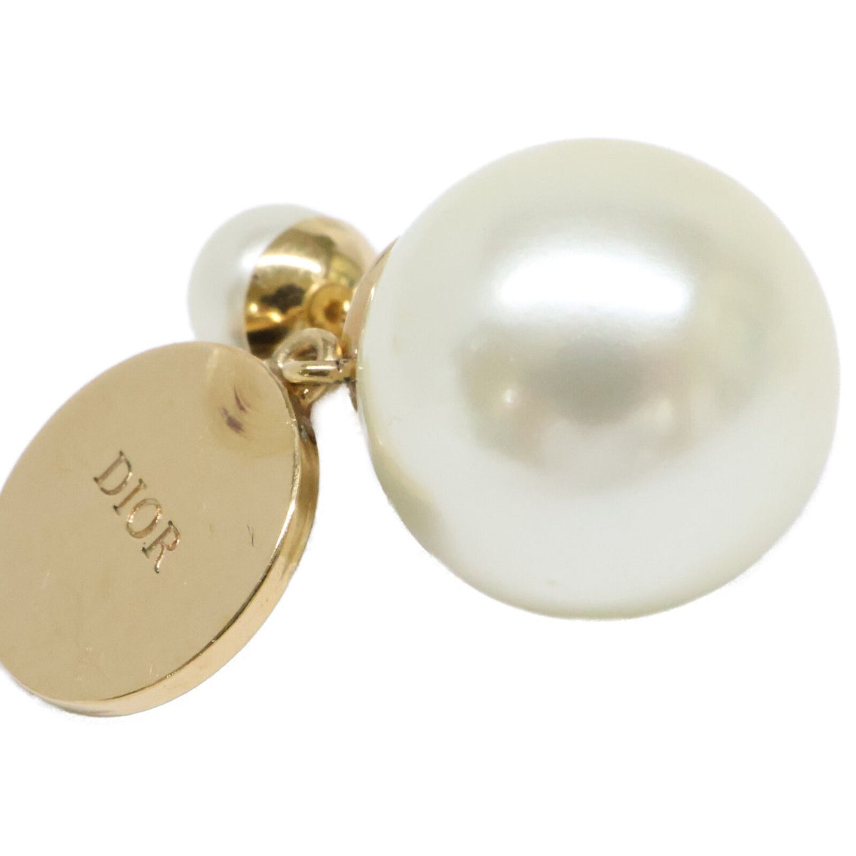 Dior Tribales Tribal CD Signature Resin Pearl Earrings — view 5