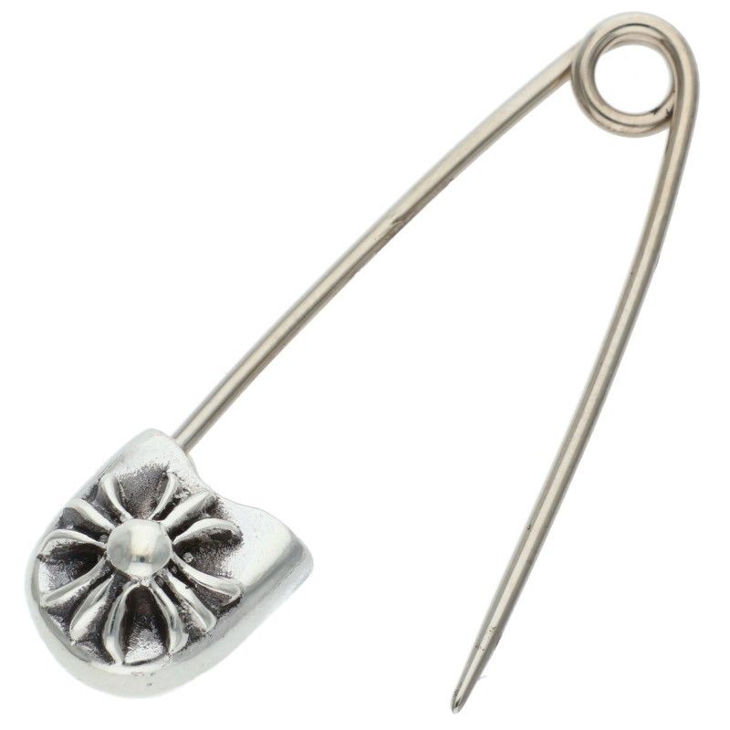 Chrome Hearts Safety Pin SM Small Silver Pendant — view 3