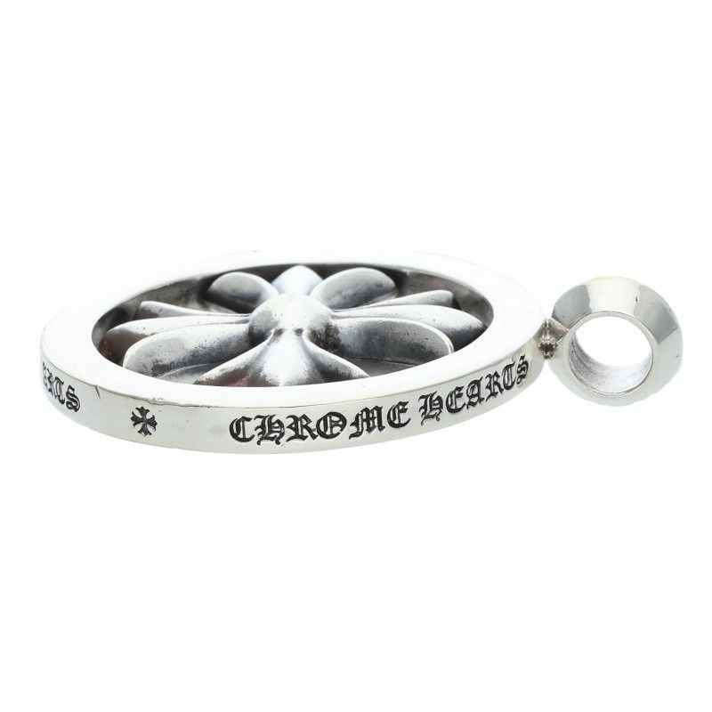 Chrome Hearts CH Plus Medalion CH Medallion Pendant Silver — view 3