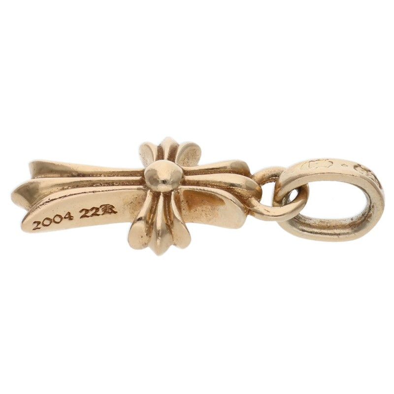 Chrome Hearts 22k Cross Baby Fat 22k Babyfat Charm Gold Pendant — view 5
