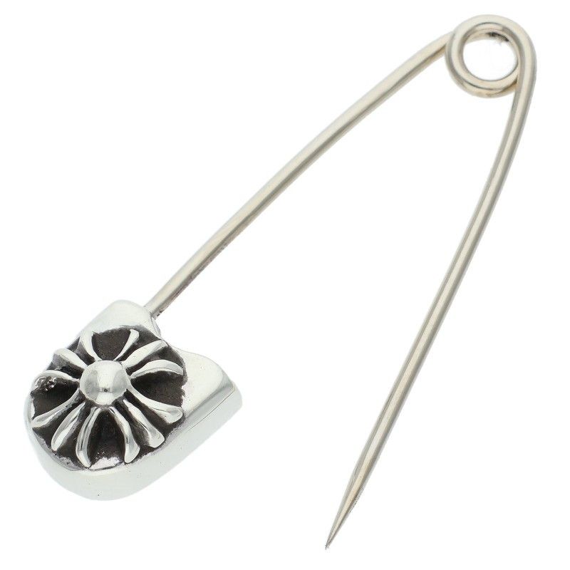 Chrome Hearts Safety Pin SM Small Silver Pendant — view 3