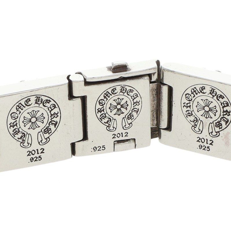 Chrome Hearts Pyramid Hinged Plus Silver Bracelet — view 3