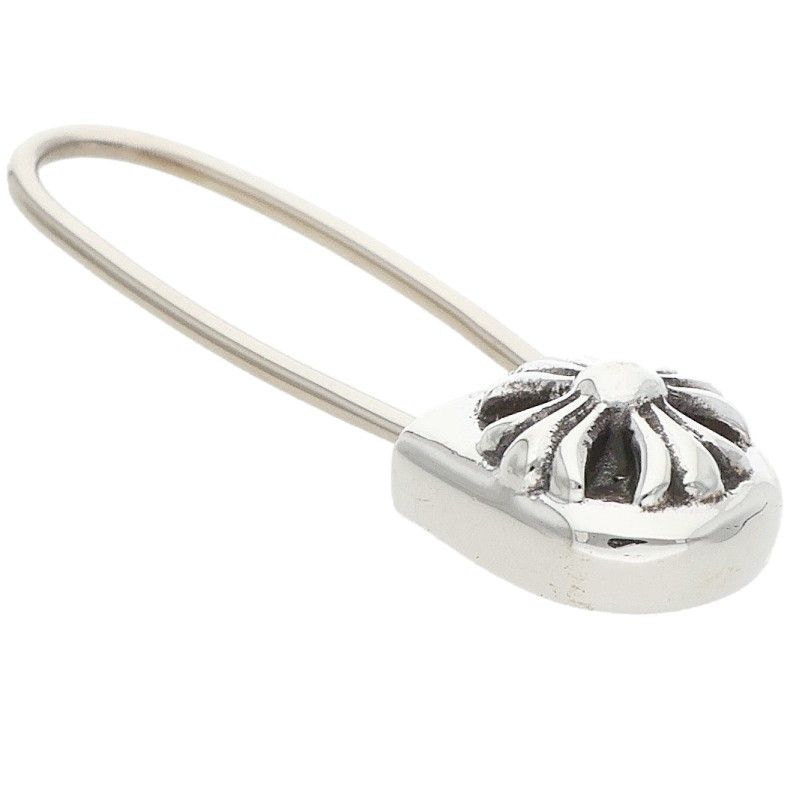 Chrome Hearts ER Safety Pin Silver Earrings — view 5
