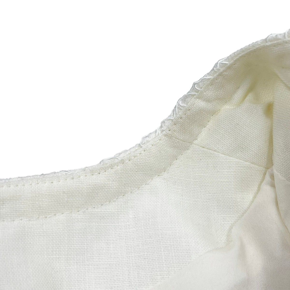 Chanel Resort Camellia Lace Collarless Jacket Ivory 38 — view 8