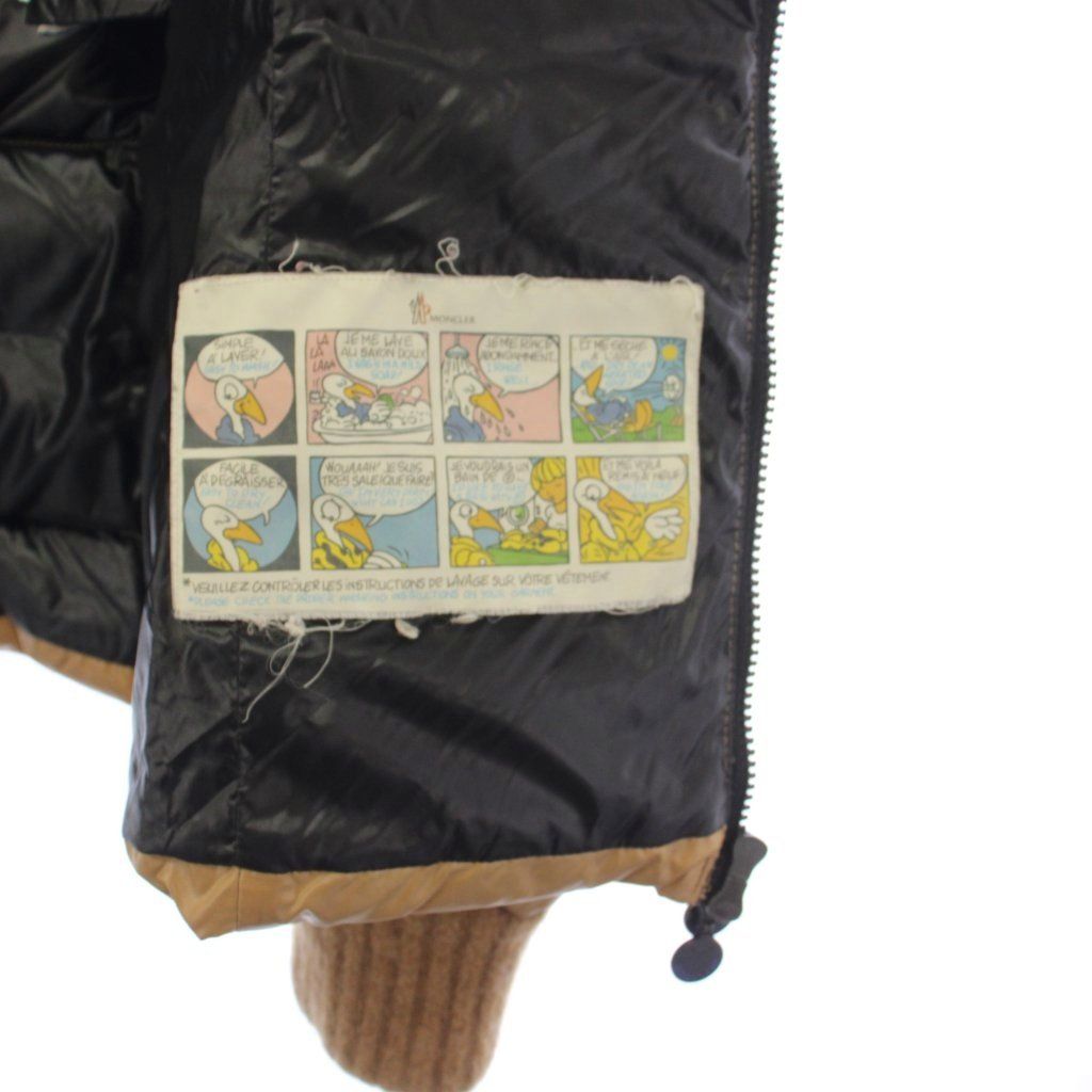 Moncler Lierre Down Jacket Volume Neck Short Brown 0 — view 8