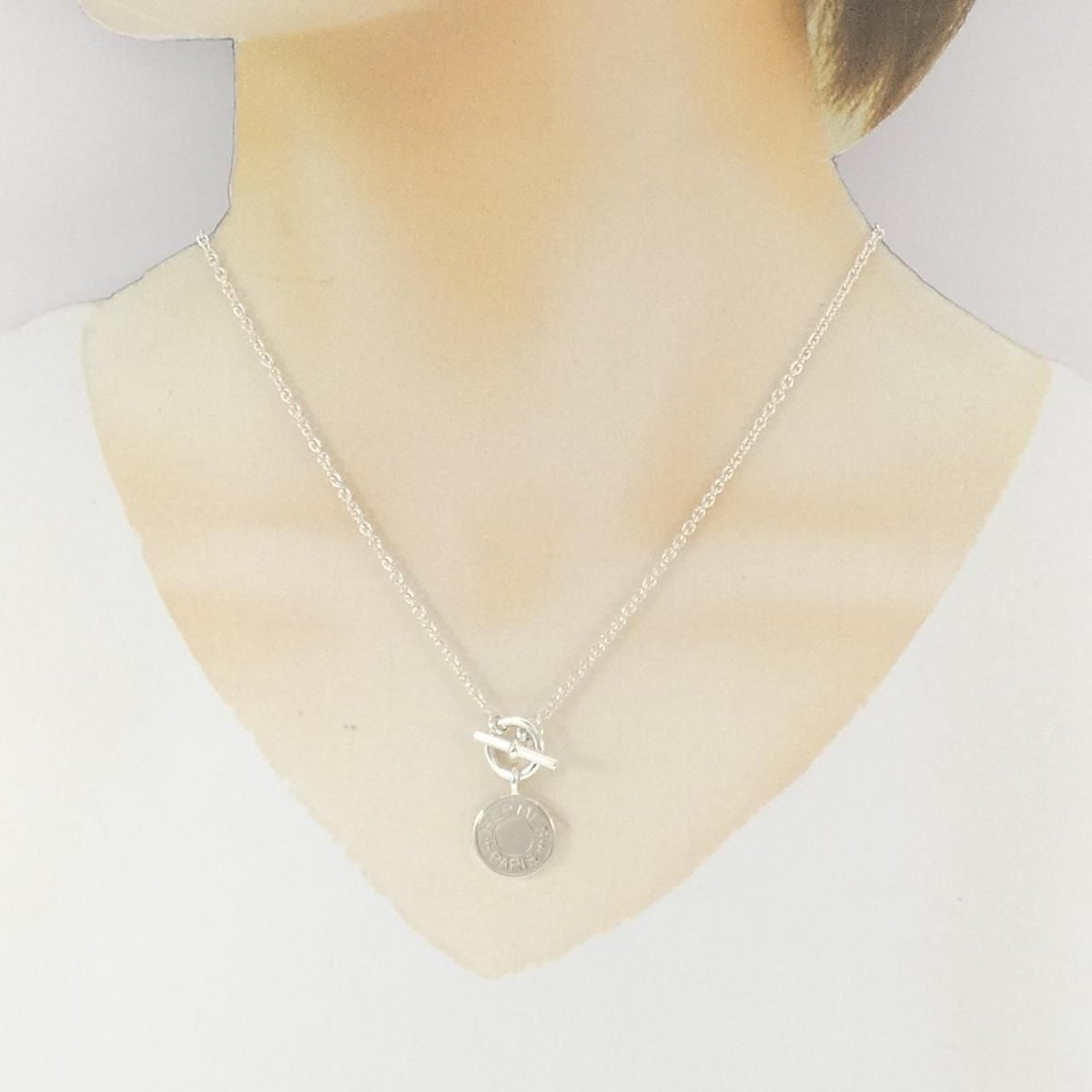 Hermes Amulette H Confetti Necklace — view 6