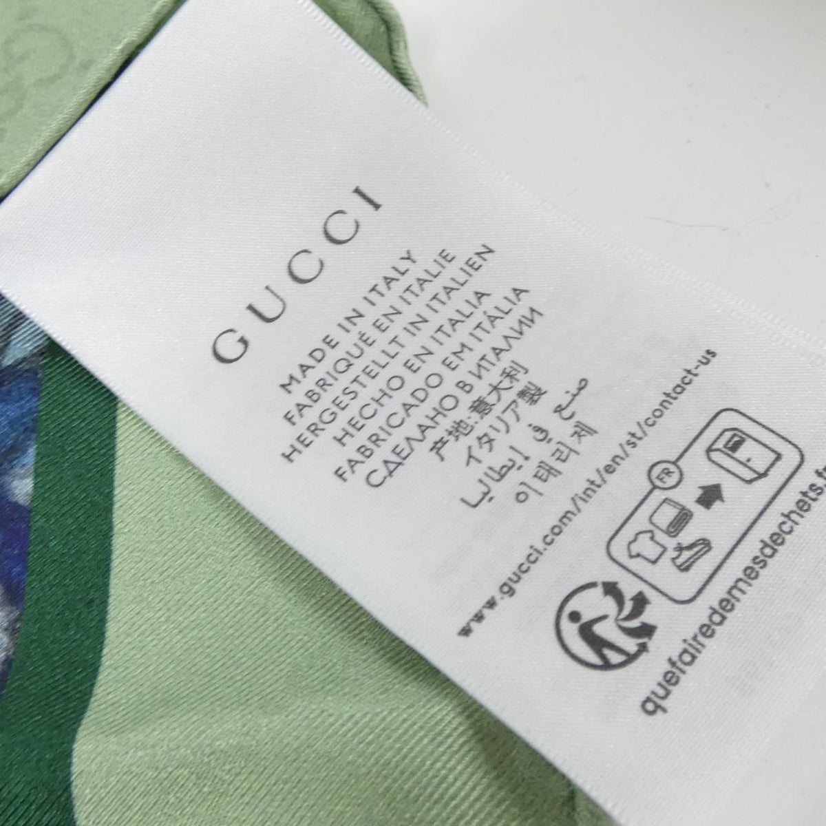 Gucci Scarf Blue — view 3