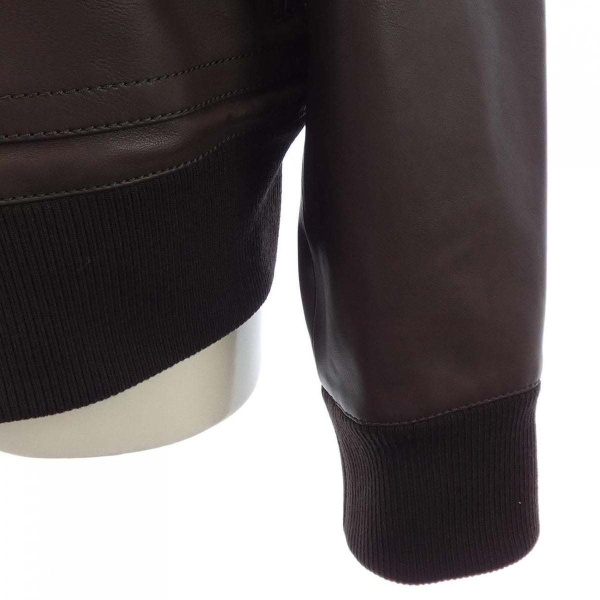 Hermes Leather Jacket Brown — view 7